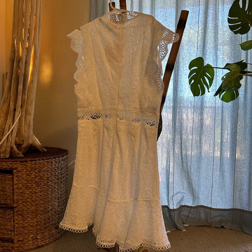 White eyelet Sage & Page dress!